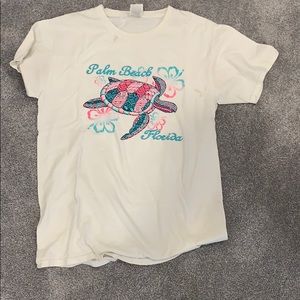 Neon palm beach, Florida t-shirt